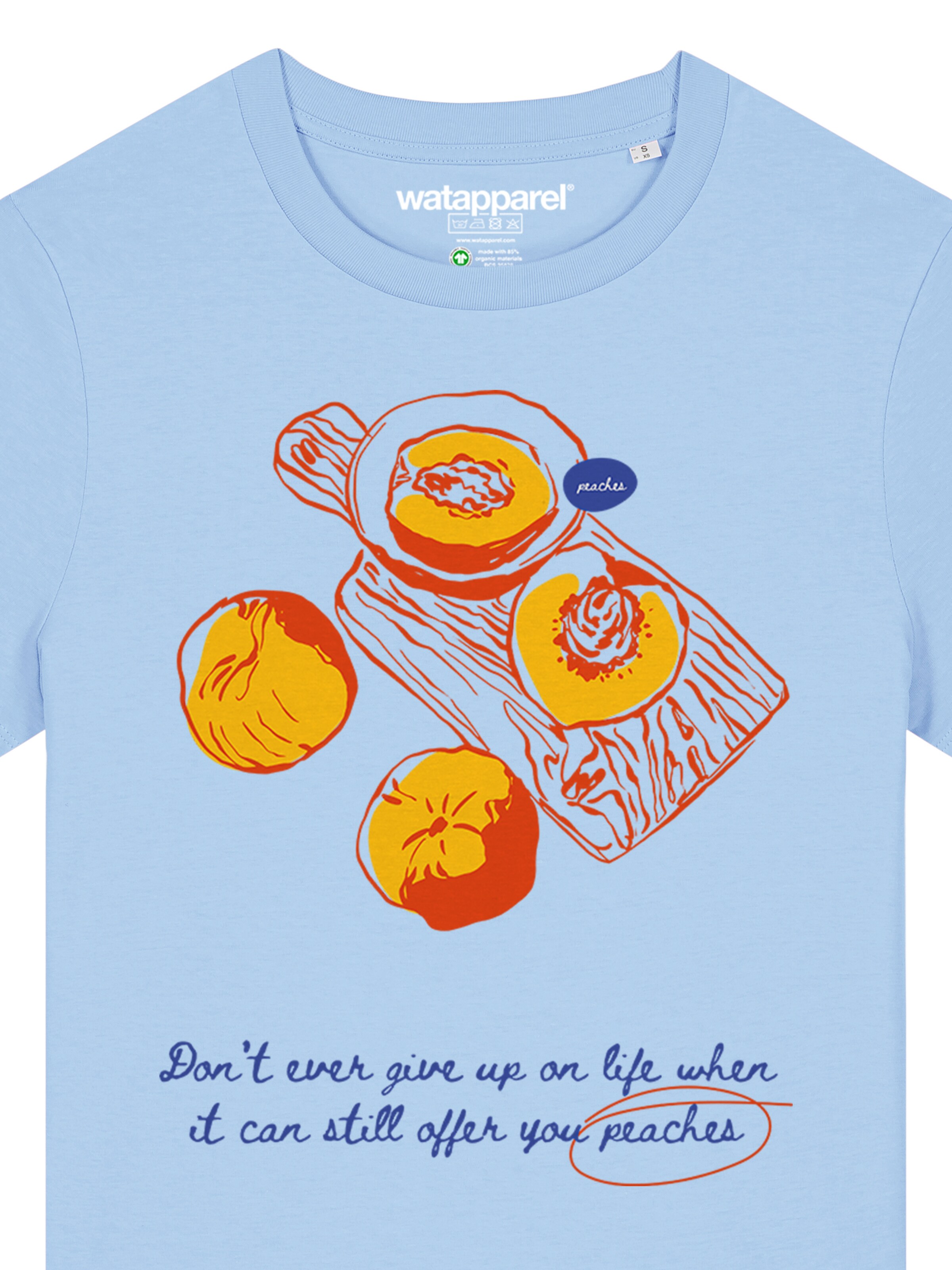Maglietta 'Peaches' di Watapparel in blu