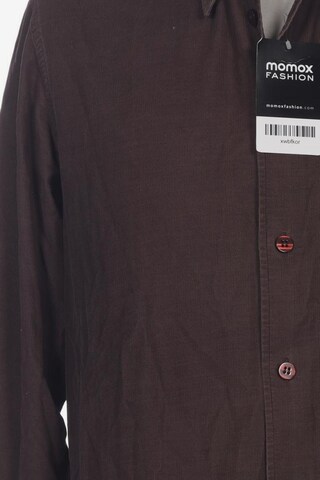 Armani Jeans Button Up Shirt in M in Brown