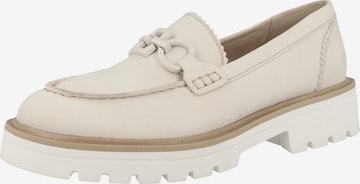CAPRICE Classic Flats in Beige: front