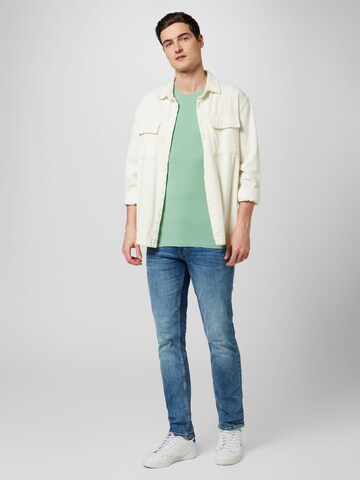 Casual Friday Majica 'David' | zelena barva