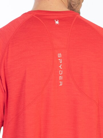 Spyder Functioneel shirt in Rood