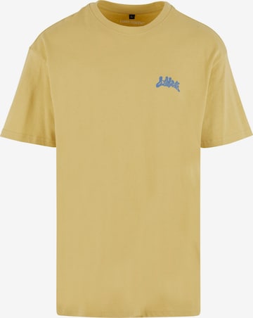 Lost Youth Shirt 'Amalfi Dreamscape' in Yellow: front