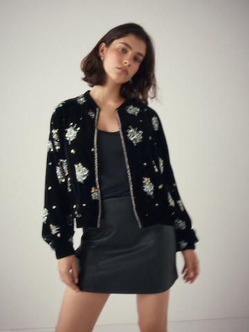 Geacă de primăvară-toamnă de la Next pe negru