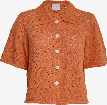 Cardigan 'Elsa' DESIRES en orange : devant