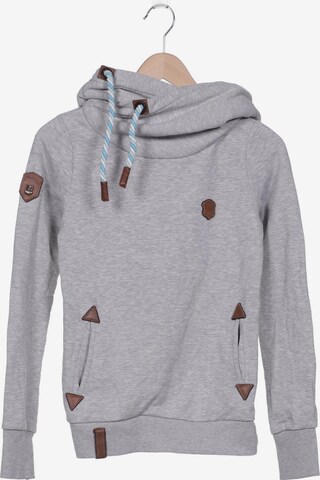 naketano Sweatshirt & Zip-Up Hoodie in S in Grey: front