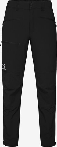 Haglöfs Regular Outdoor Pants 'Mid Standard' in Black: front