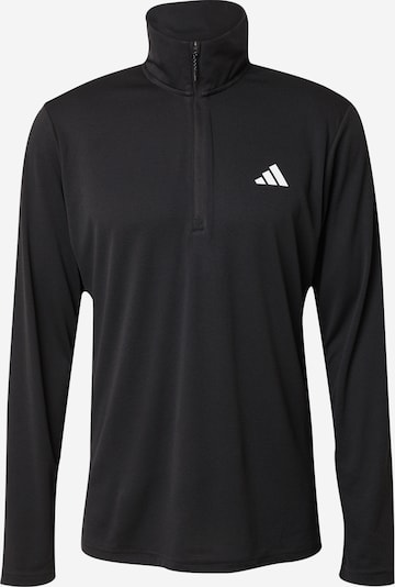 ADIDAS PERFORMANCE T-Shirt fonctionnel 'Essentials' en noir / blanc cassé, Vue avec produit