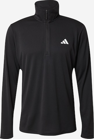 ADIDAS PERFORMANCE - Camisa funcionais 'Essentials' em preto: frente