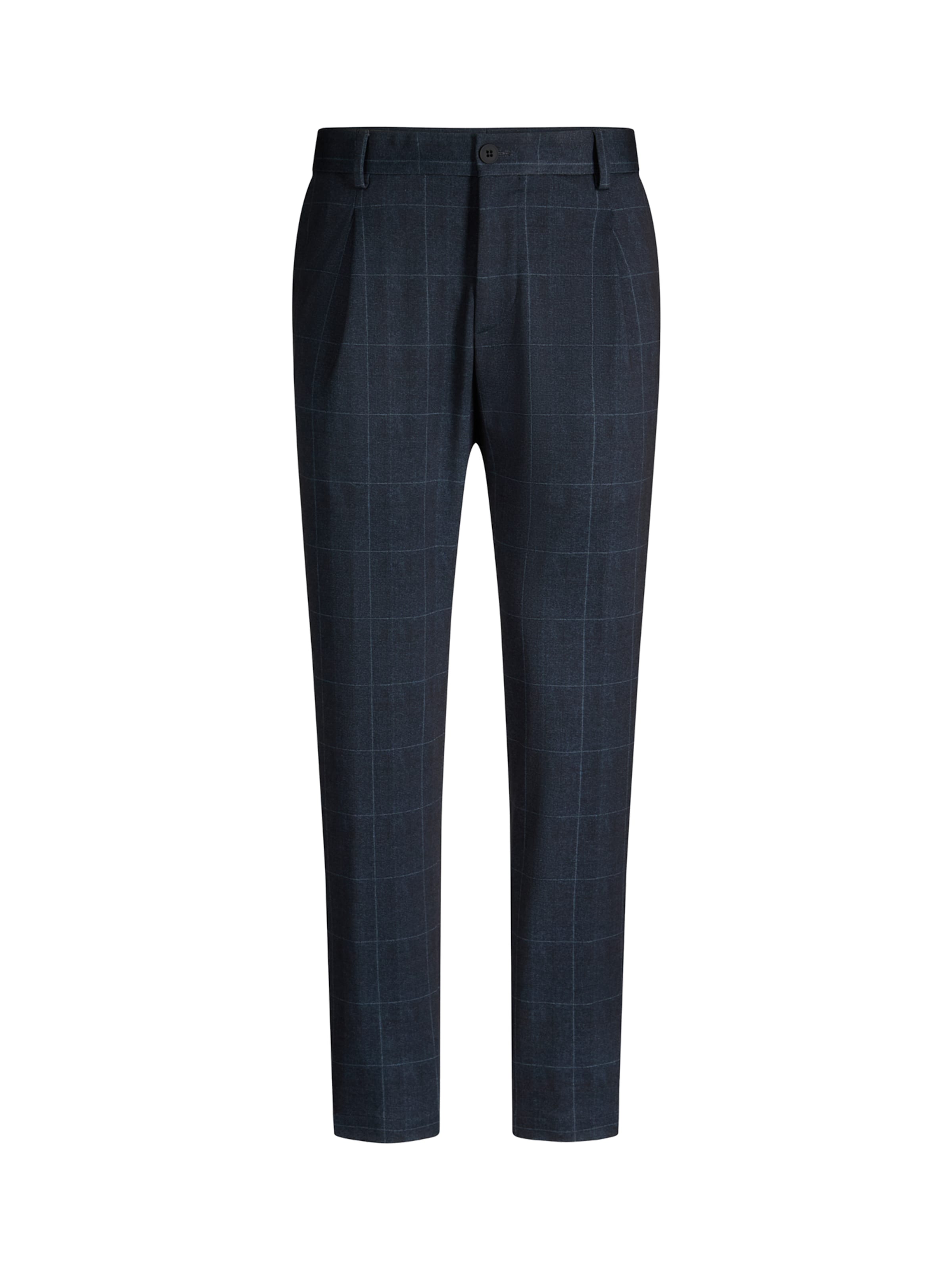 STRELLSON Loosefit Pantalon in Blauw: voorkant
