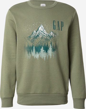 zaļš GAP Sportisks džemperis: no priekšpuses