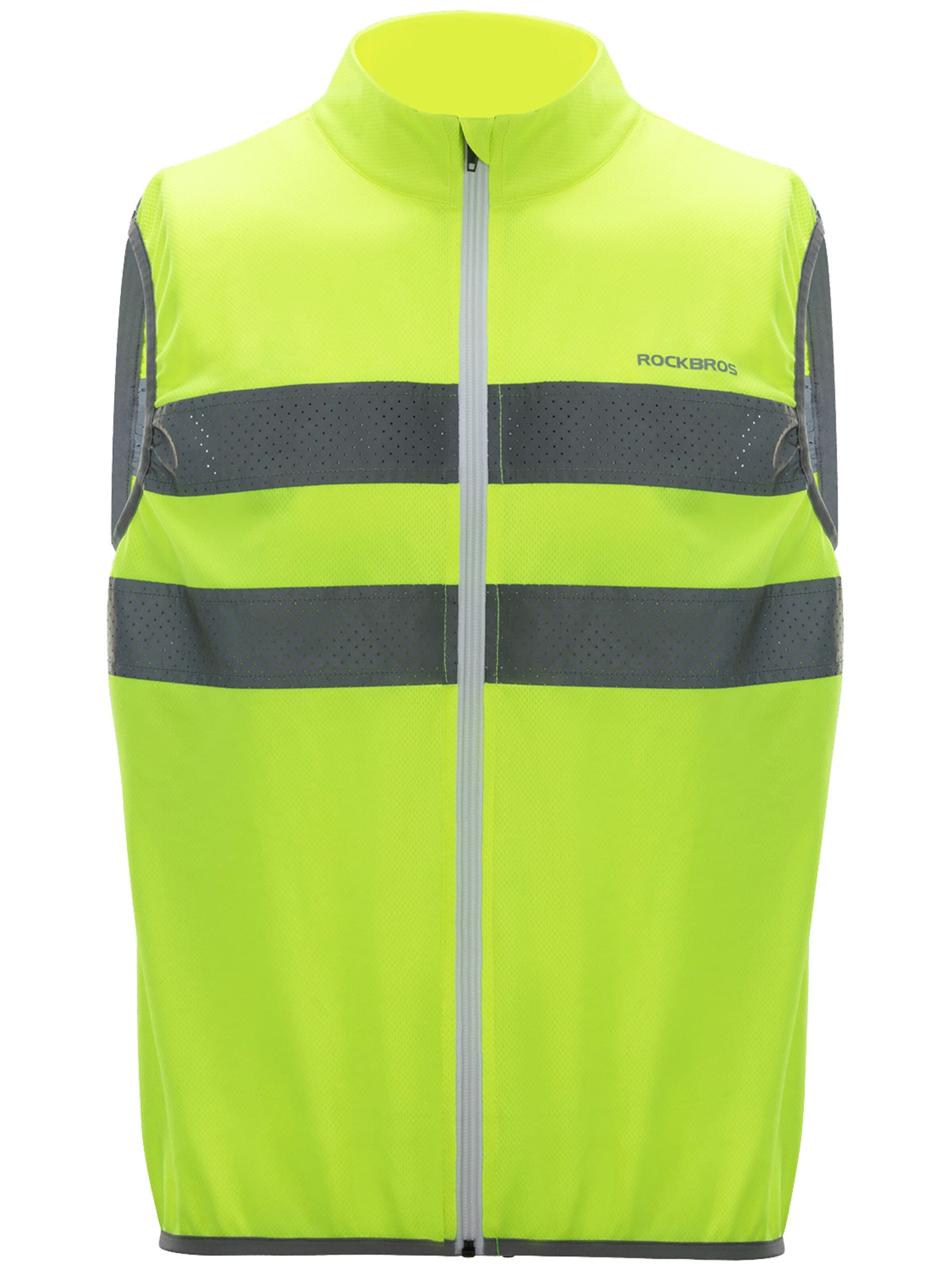 ROCKBROS Vest 'Reflektierende Weste' in Green: front