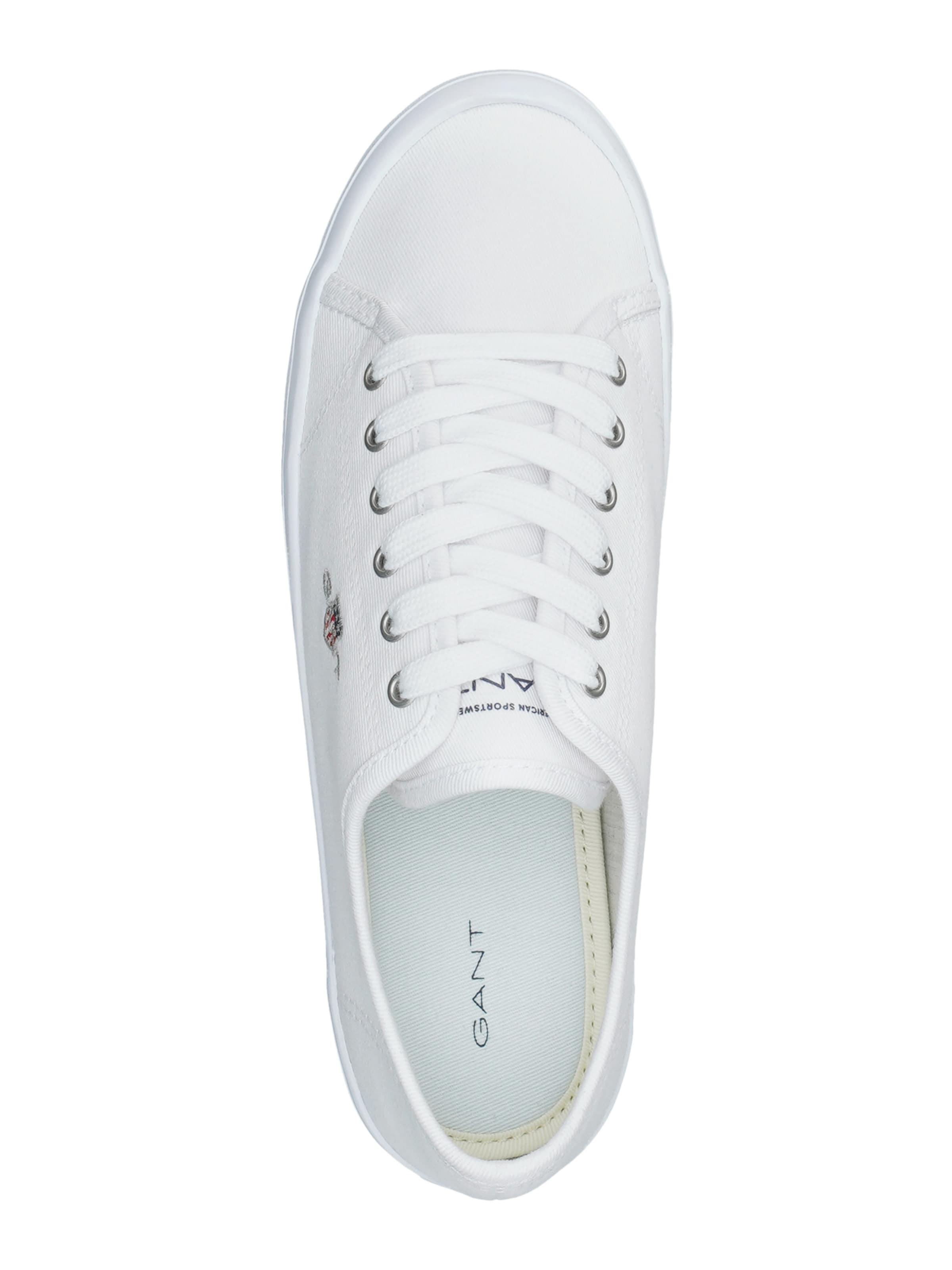 GANT Matalavartiset tennarit 'Pillox' värissä valkoinen