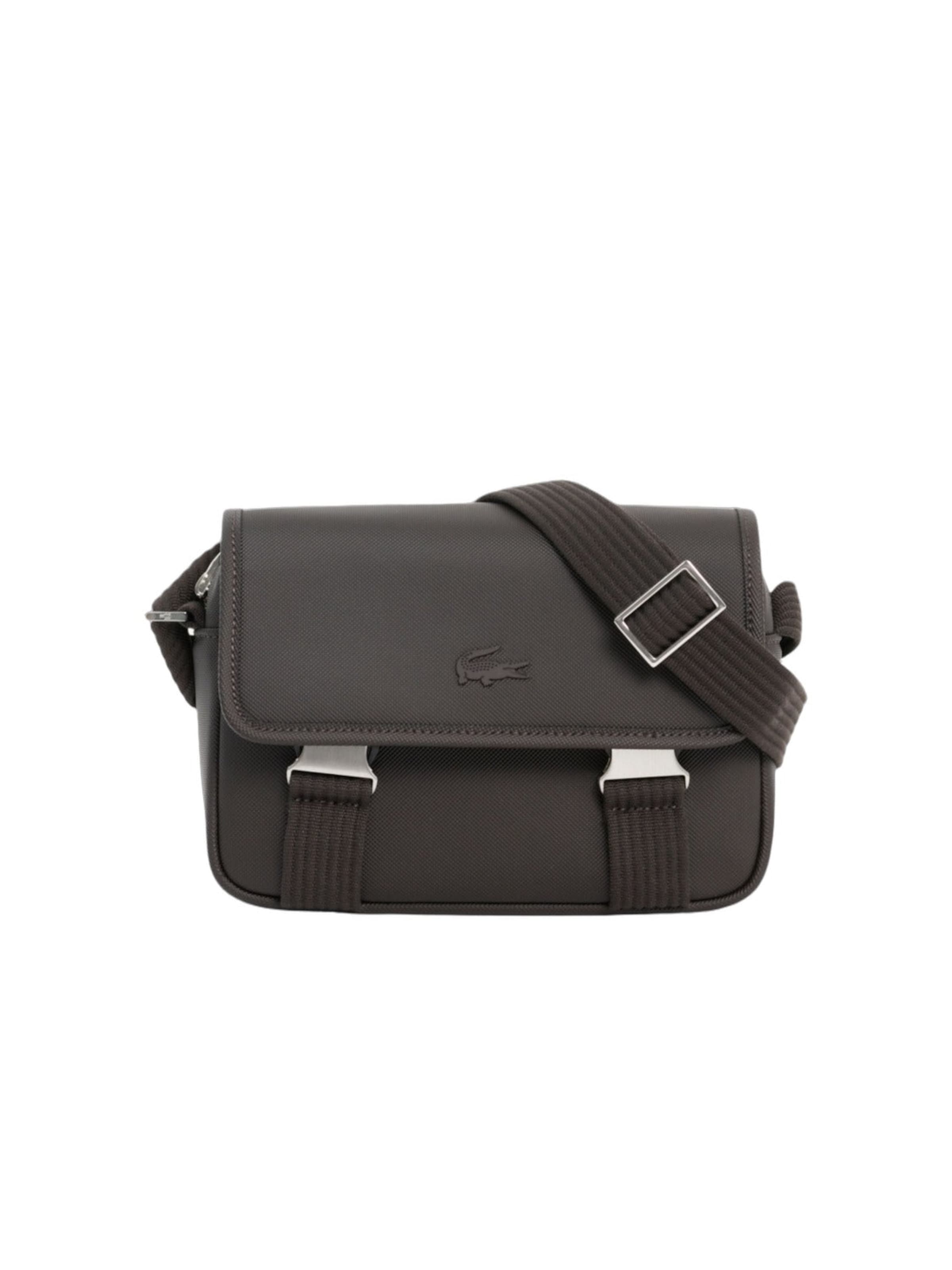 LACOSTE Taška cez rameno 'Men's Classic' - Hnedá: predná strana