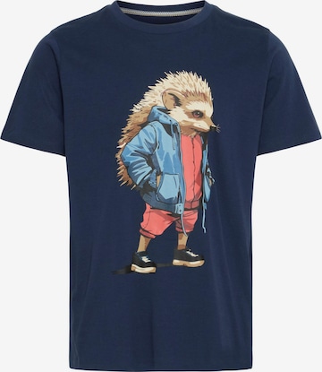 BLEND - Camiseta en azul: frente