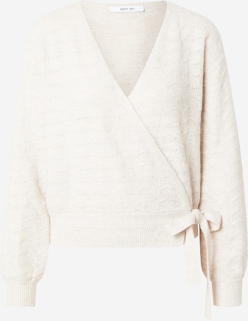 ABOUT YOU - Cárdigan 'Wanda' en beige: frente