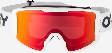 OAKLEY Sportbrille 'Line Miner M' – bílá: přední strana
