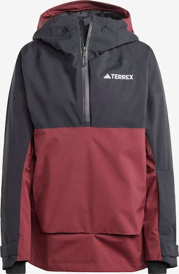 ADIDAS TERREX Outdoor jacket 'Xperior 2L' in Blood red / Black / White, Item view