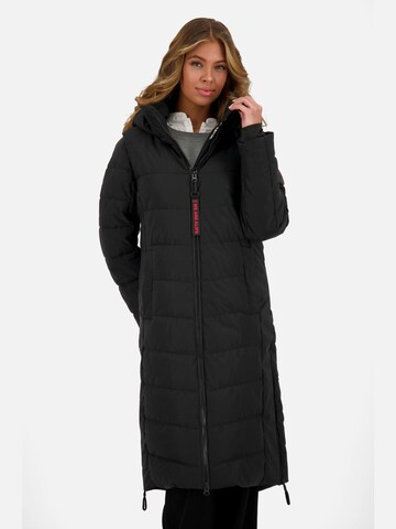 Alife and Kickin Winter Coat 'Nellie' in Black: front