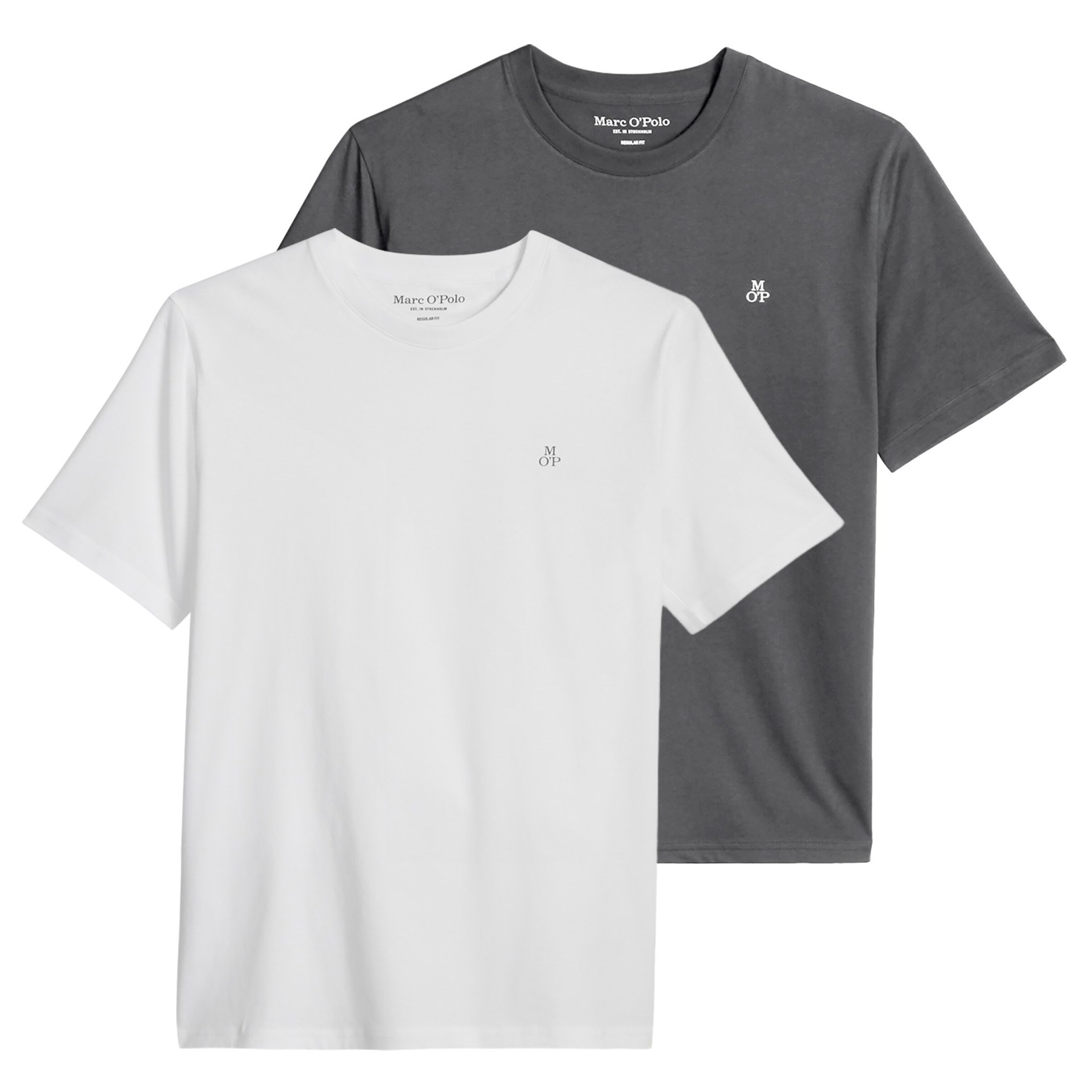 Marc O'Polo Shirt in XXXL in Grey / White, Item view