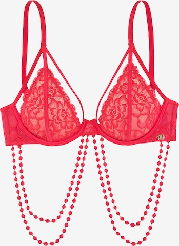 JETTE Bra in Red: front