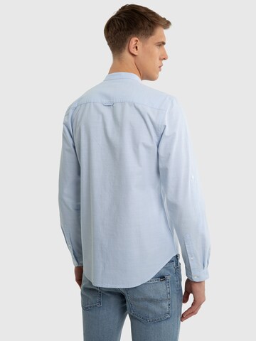 BIG STAR Regular fit Overhemd ' JANER ' in Blauw