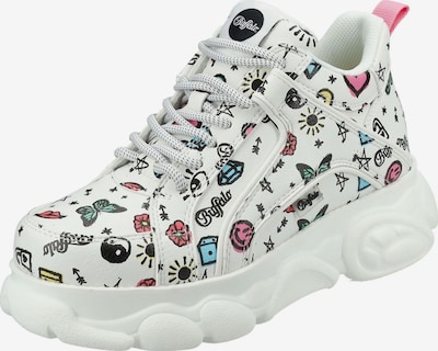 BUFFALO Sneaker in 37 in grün / pink / schwarz / weiß, Produktansicht