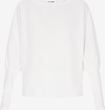 Sweat-shirt DreiMaster Klassik en blanc : devant