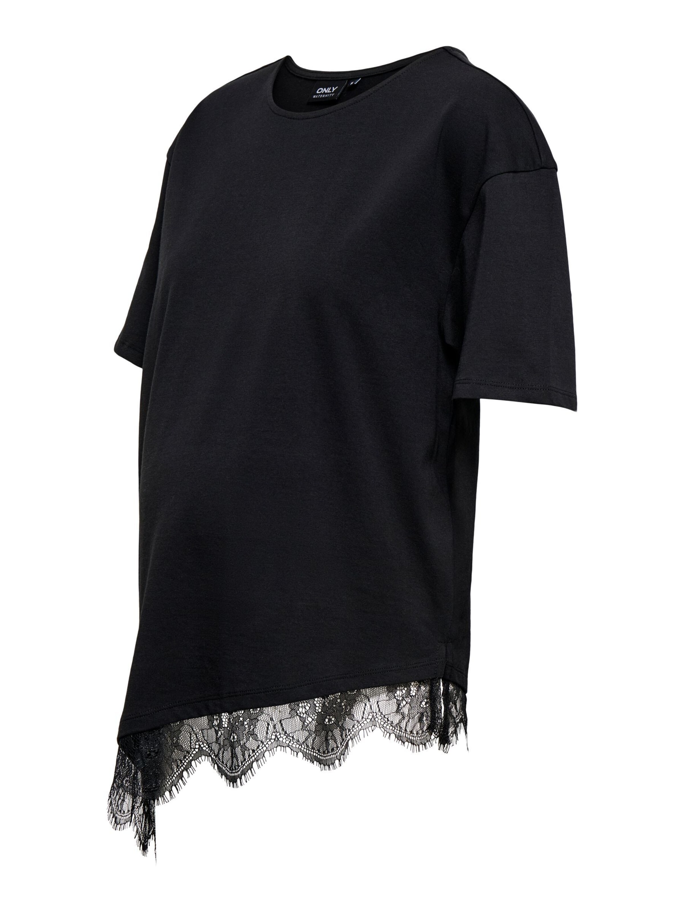 Only Maternity Shirt 'Cast' in Black