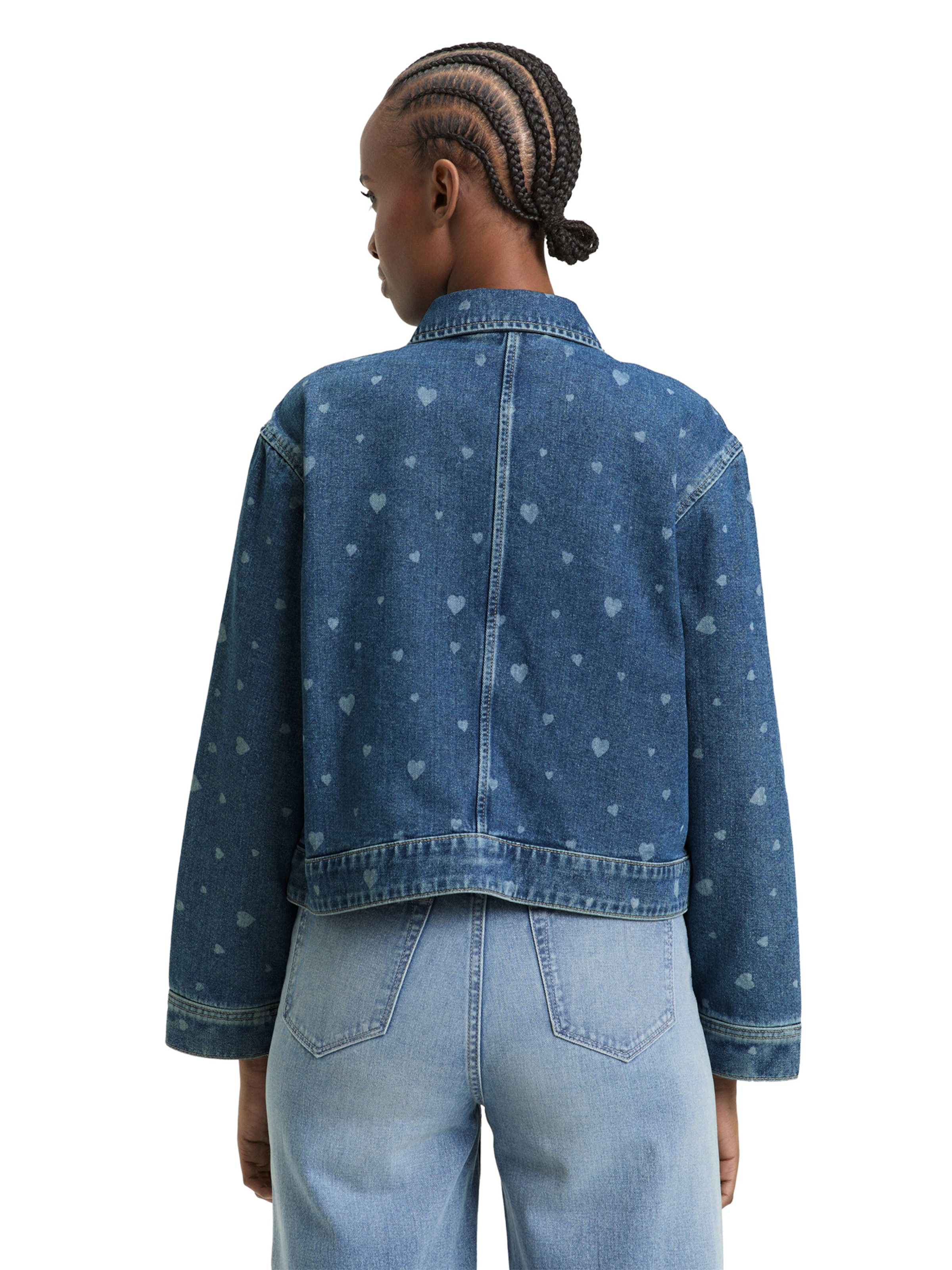 TOM TAILOR DENIM Between-Season Jacket in Blue