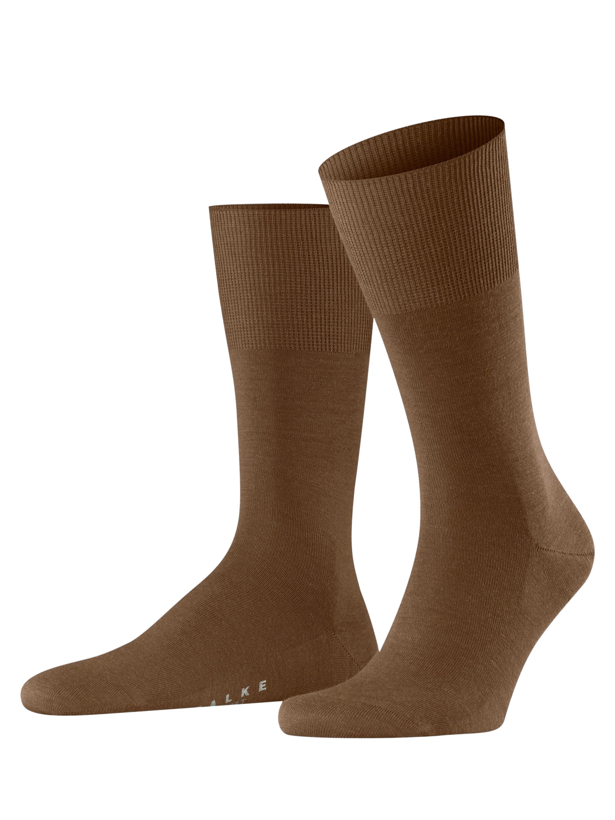 FALKE Socks 'Airport' in Brown: front