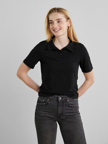 PIECES Shirt 'Kylie' in Black: front