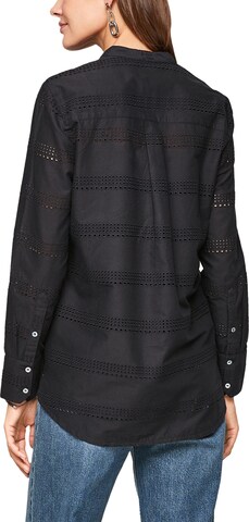 s.Oliver Blouse in Black