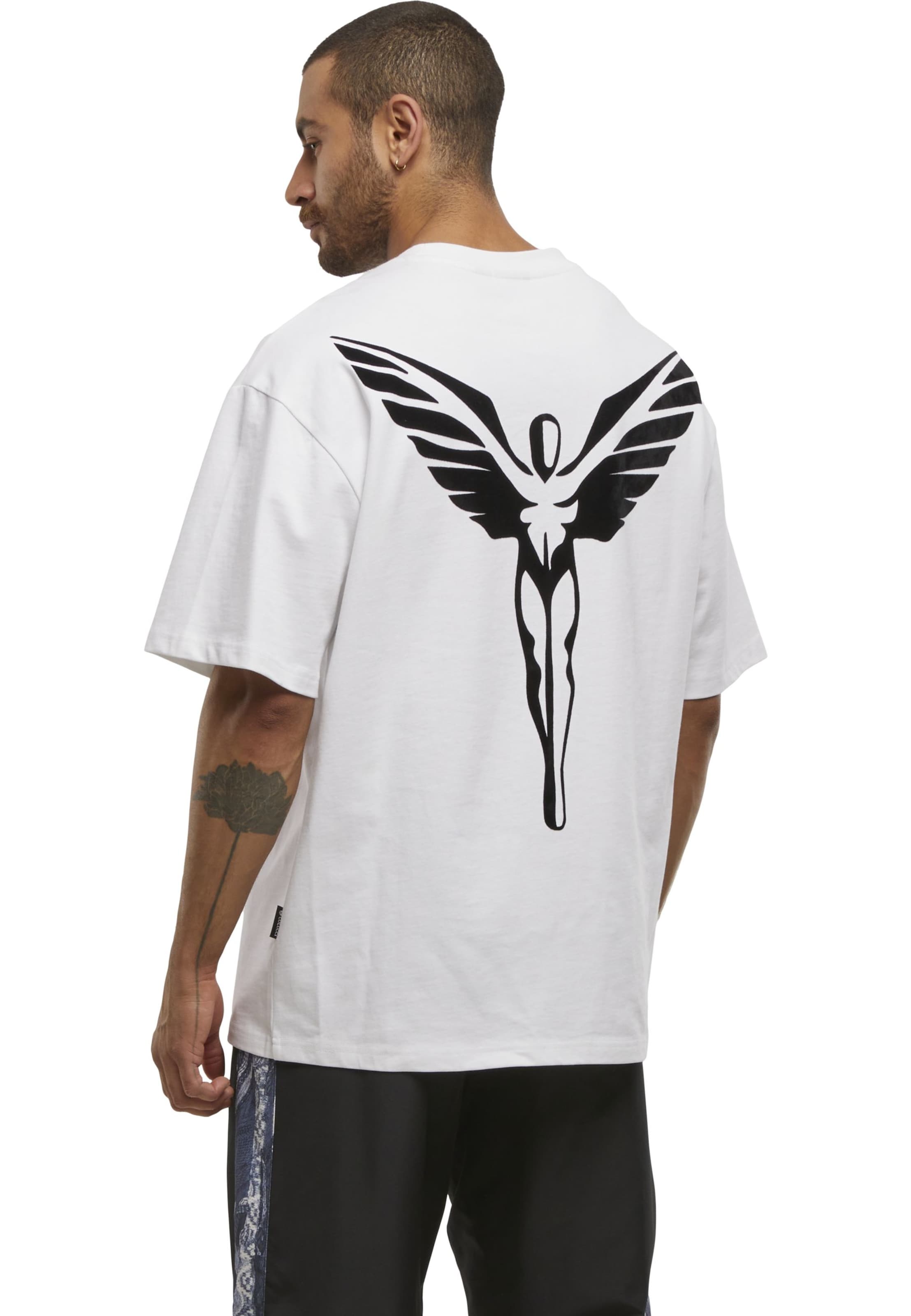 Colucci Shirt 'Ikarus' in Wit: voorkant