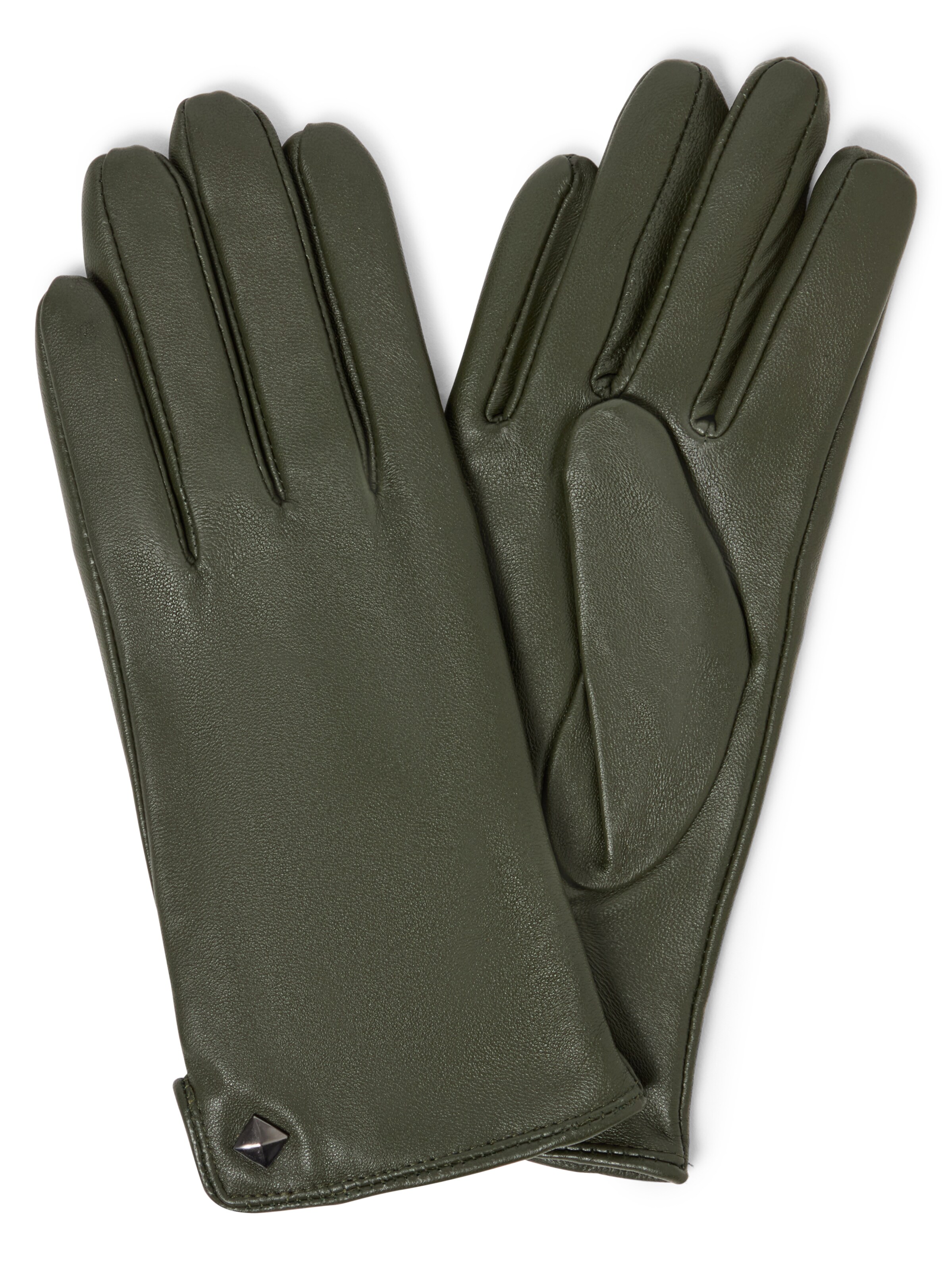 Pearlwood Full Finger Gloves 'Meg' in Green: front