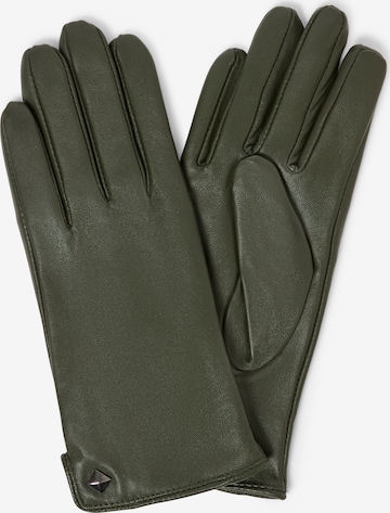 Pearlwood Handschuhe 'Meg' in Grün: Vorderseite