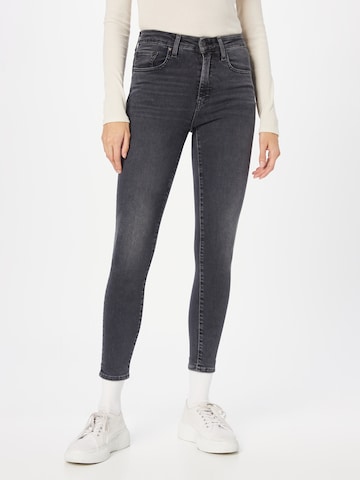 LEVI'S Skinny Jeans '721 HIGH RISE SKINNY GREYS' i svart: forside