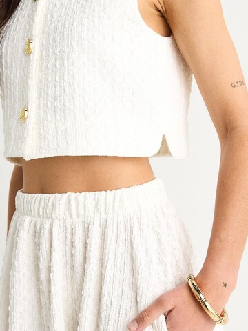 Bianco Lucci - Calças de fato em branco