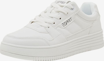 Baskets basses ESPRIT en blanc : devant