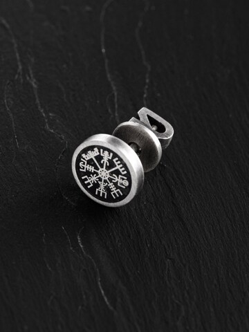 REYTEL Earring 'VEGVISIR' in Silver: front