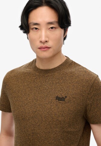 T-Shirt 'Essential' Superdry en marron