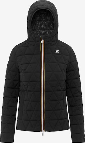 K-Way Winterjacke 'K-WAY LIL DIAMOND QUIL TED WARM GIUBBINO' in Schwarz: Vorderseite