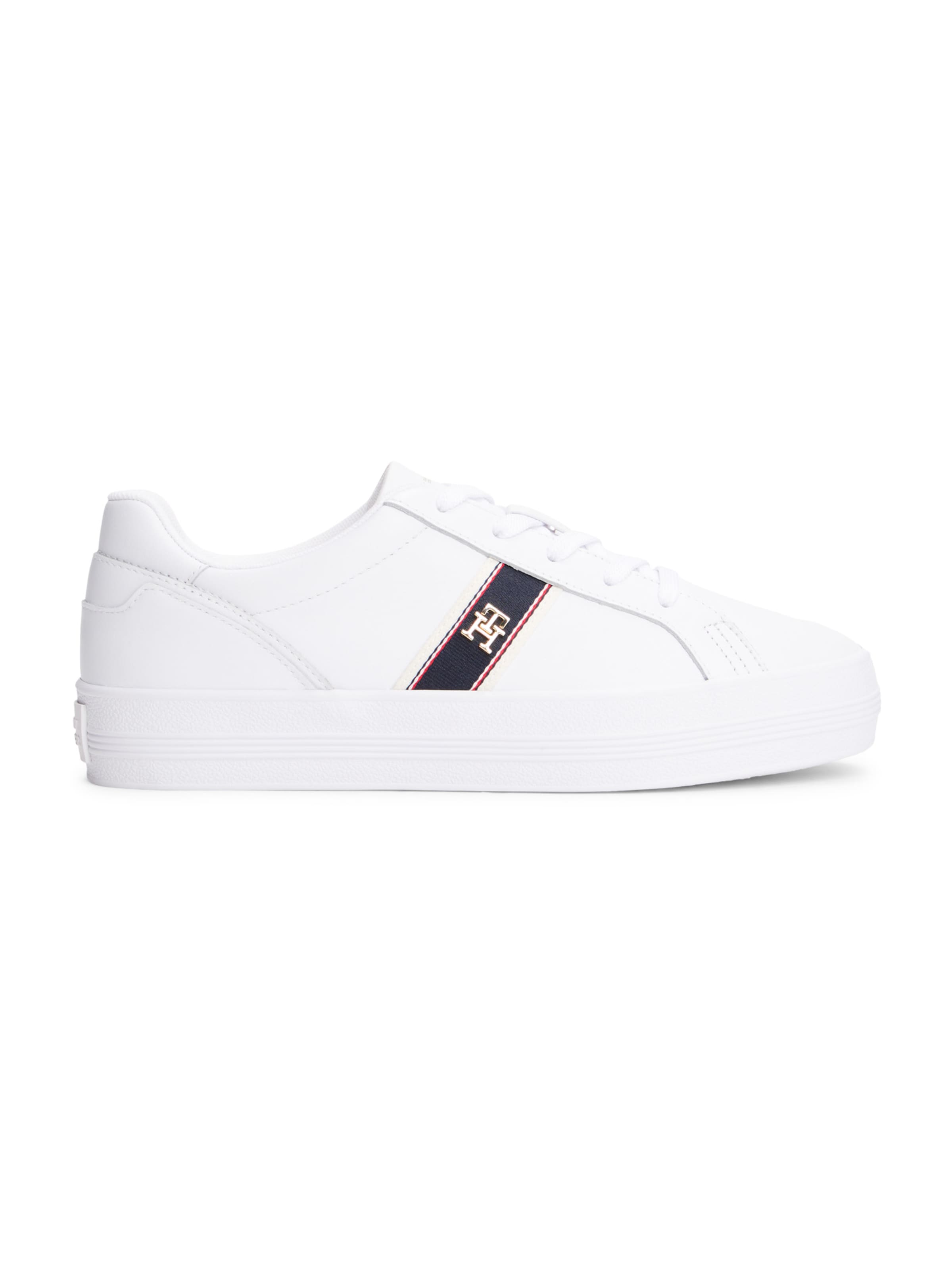 TOMMY HILFIGER Rövid szárú sportcipők - fehér