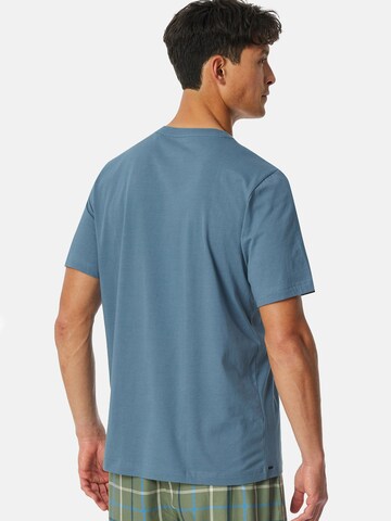 T-Shirt ' Mix + Relax ' SCHIESSER en bleu