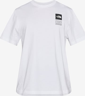 balta THE NORTH FACE Marškinėliai 'ICON CELEBRATION': priekis