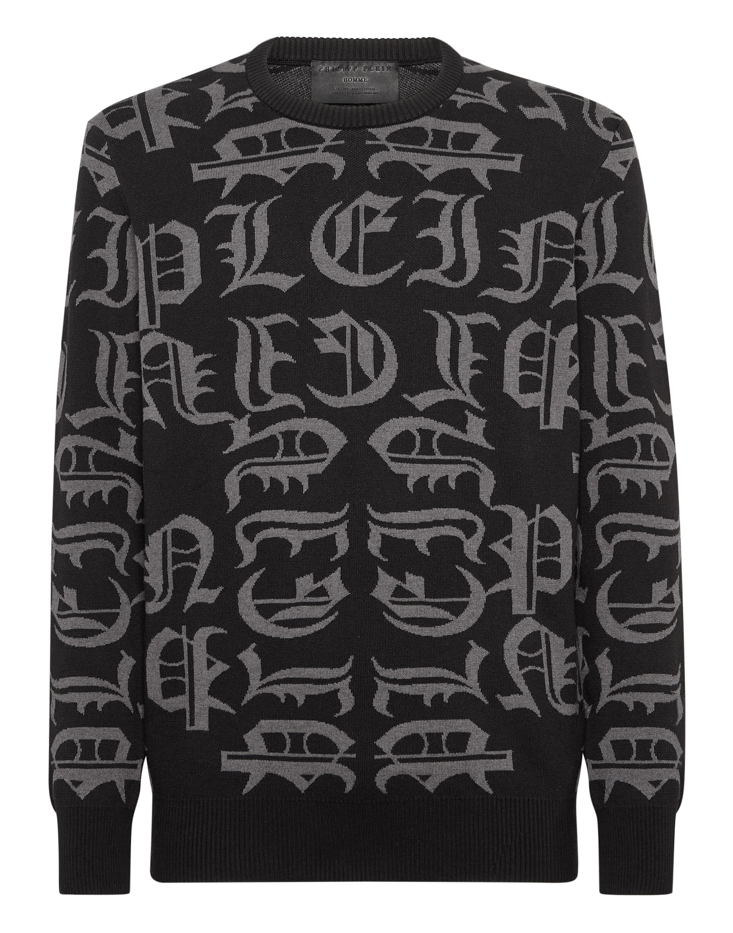 Philipp Plein Sweater in Grey / Black, Item view