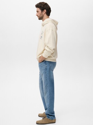 MANGO MAN Sweatshirt 'BERLIN' i beige