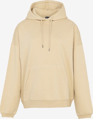 Volcom Sweater 'Stone Heart' in Beige: front