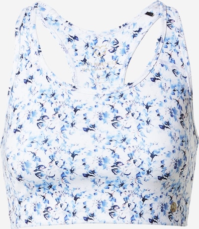 Athlecia Sport-BH 'Franzine' in navy / hellblau / rosa / weiß, Produktansicht