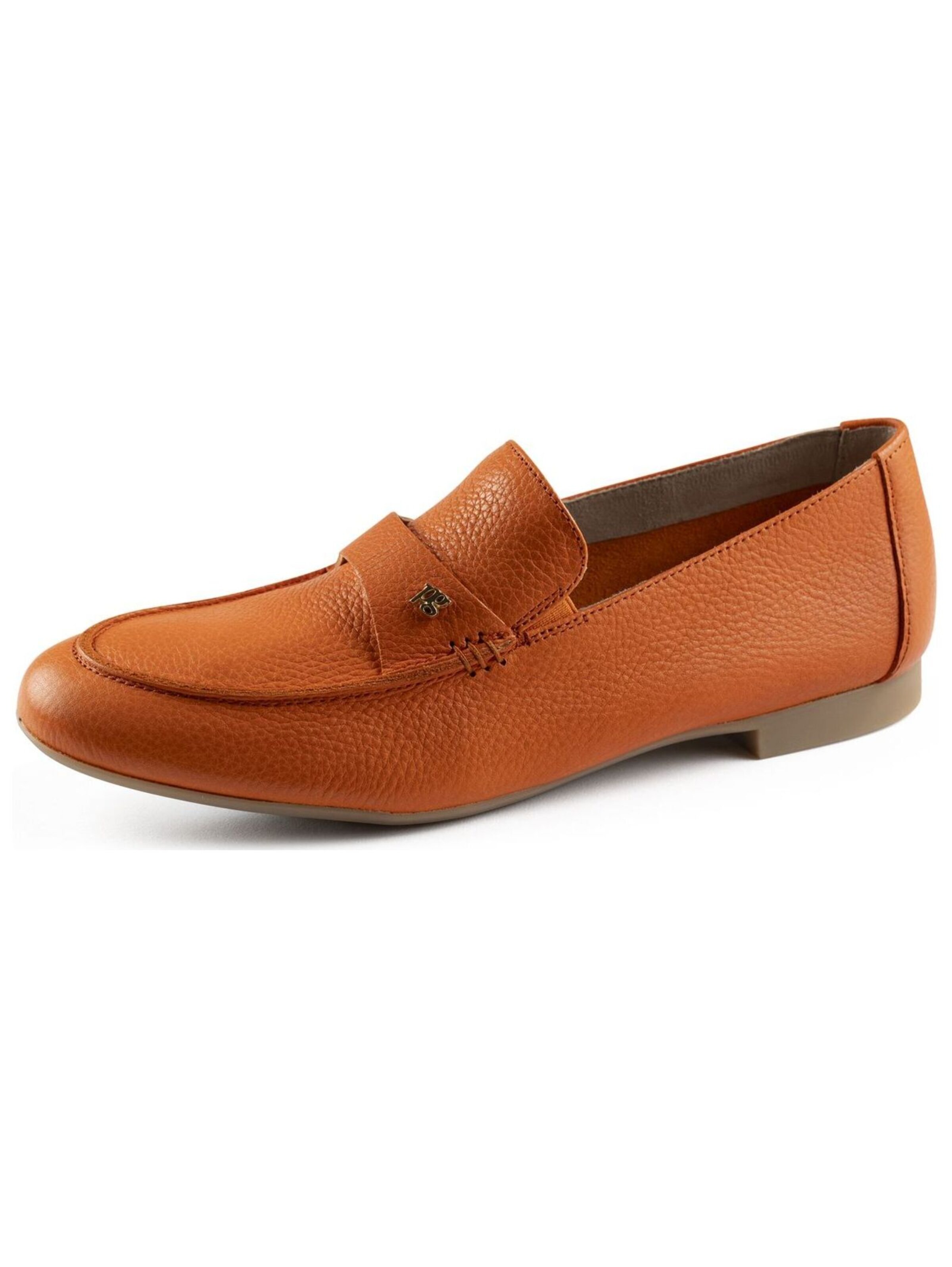 Paul Green Slip-ons in Orange: front