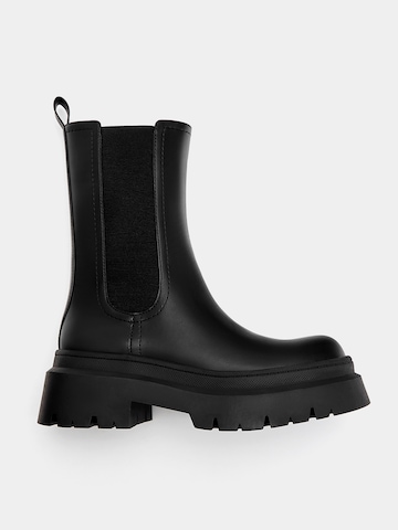 Chelsea Boots Pull&Bear en noir